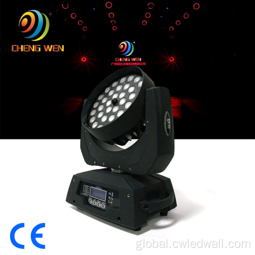 Mini Moving Head Light Stage Lights 36*10W 4in1/5in1/6in1 RGBW Moving Head Wash Manufactory